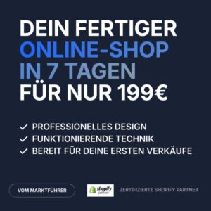Professioneller Onlineshop von Shopify